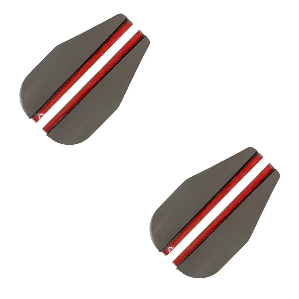 2PCS Car Rearview Mirror Rain Eyebrow Carbon Fiber Sun Visor Shade Cover Protector Clear Vision for Rain Car Mirror Accessories