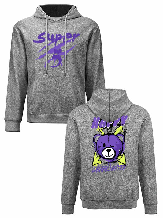 Men's Printed Casual Hoodie