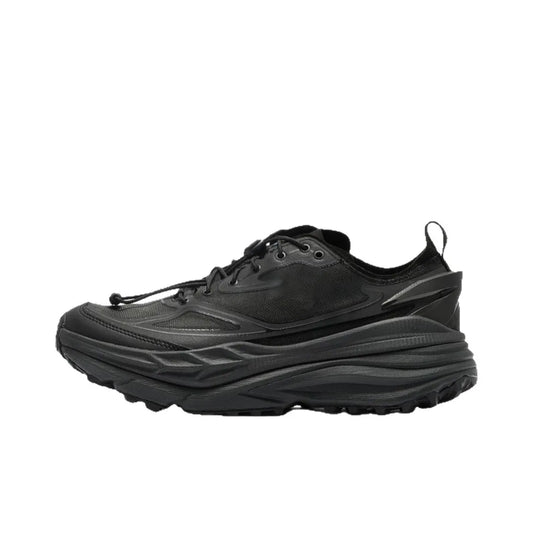 Black Chunky Mesh Sneakers