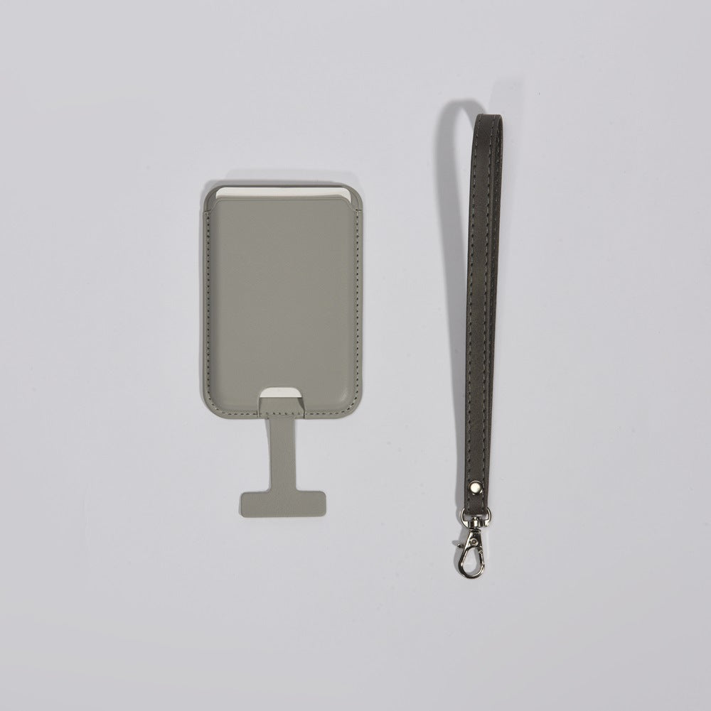 Magnetic Phone Card Holder with Lanyard