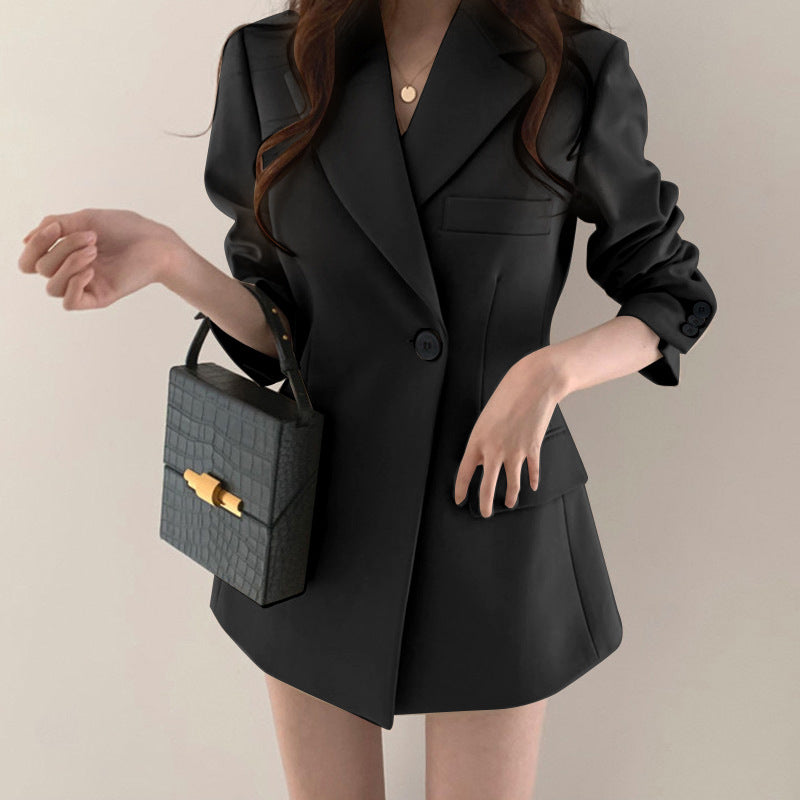 Women's Khaki Slim-Fit Blazer
