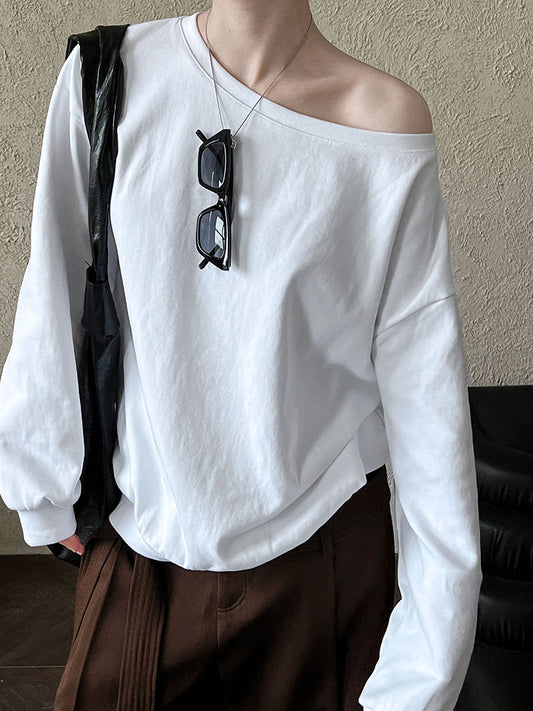 Women's Oversized Off-Shoulder Sweatshirt