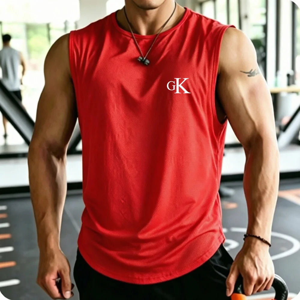 Men's GK Graphic Mesh Sports Tank Top