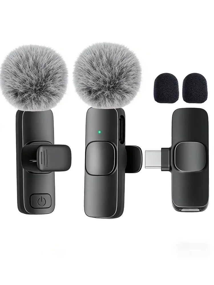 Wireless Lavalier Microphone with USB-C