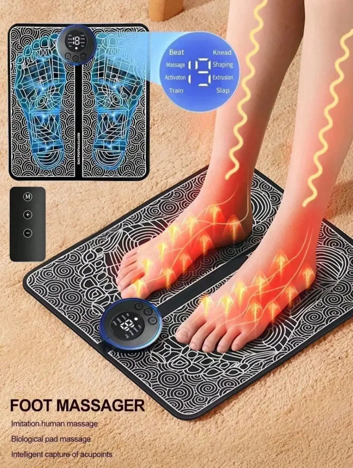 Rechargeable Electric Foot Massager Pad