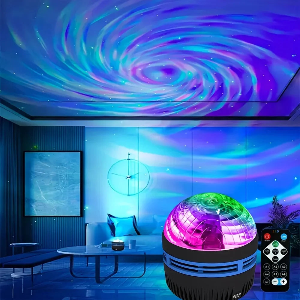 LED Galaxy Projector with Remote Control