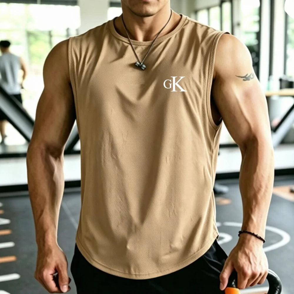 Men's GK Graphic Mesh Sports Tank Top