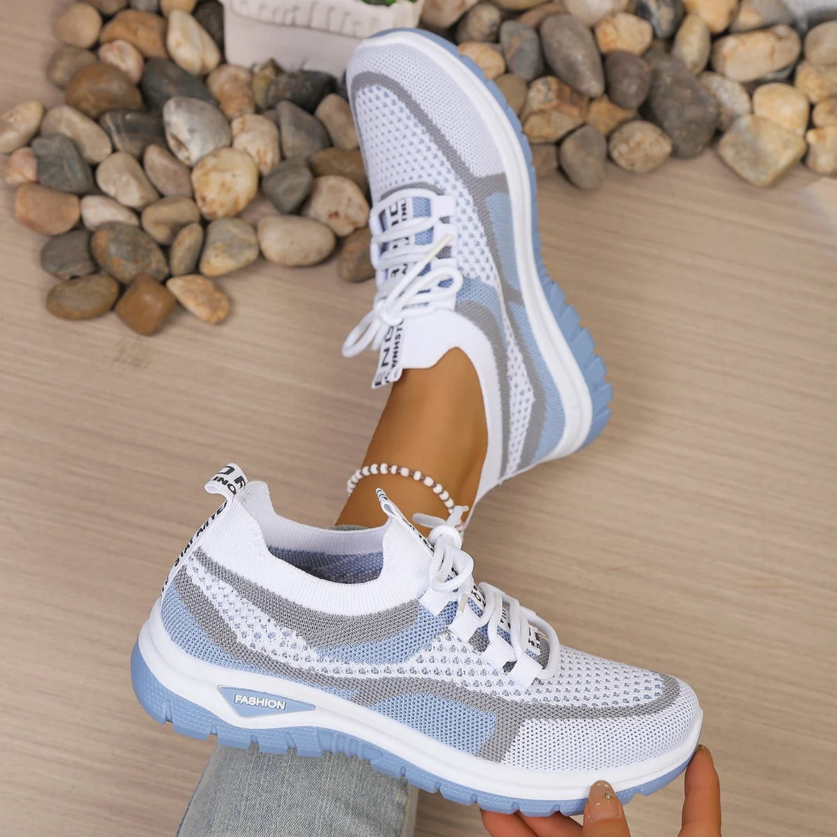 Women's Two-Tone Casual Sneakers