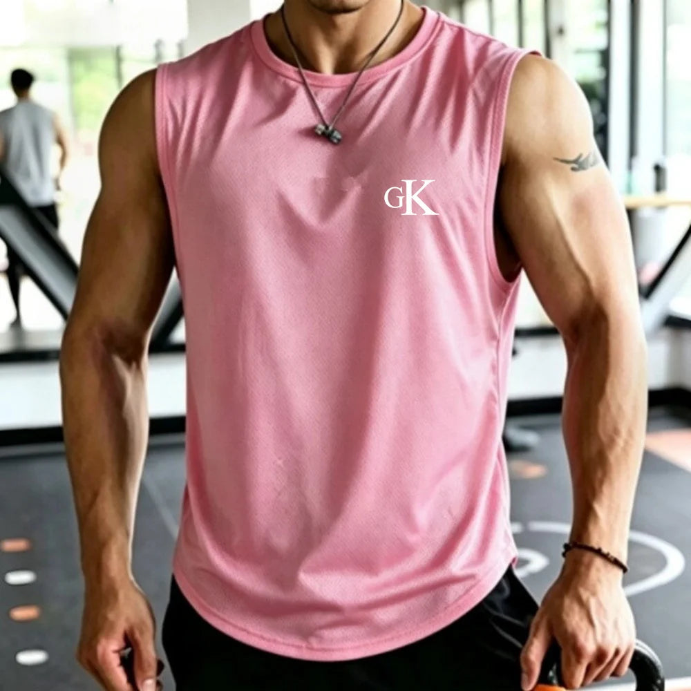 Men's GK Graphic Mesh Sports Tank Top