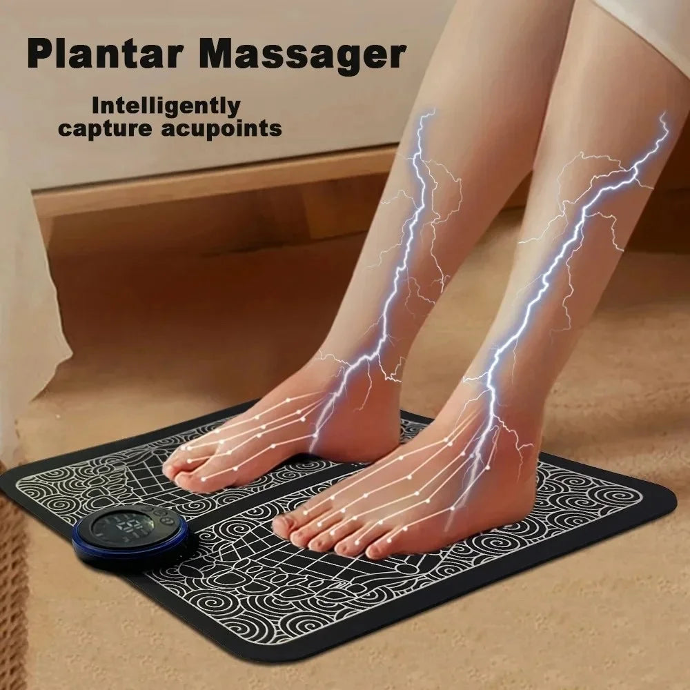 Rechargeable Electric Foot Massager Pad