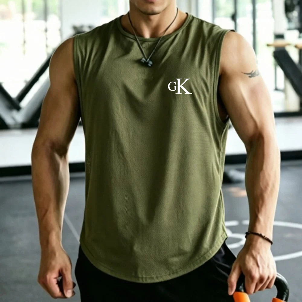 Men's GK Graphic Mesh Sports Tank Top