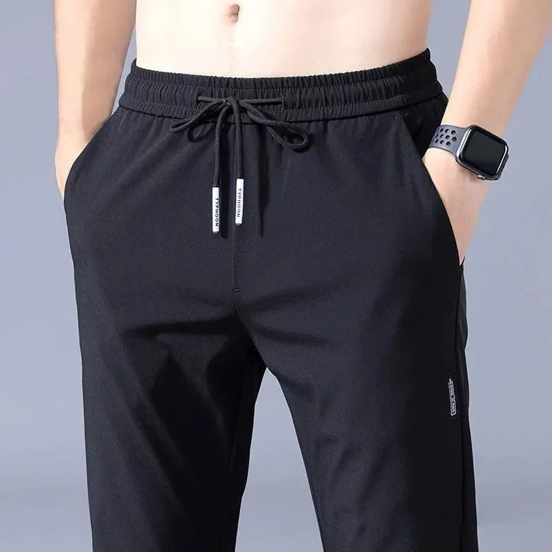 Men's Lightweight Straight-Leg Casual Pants