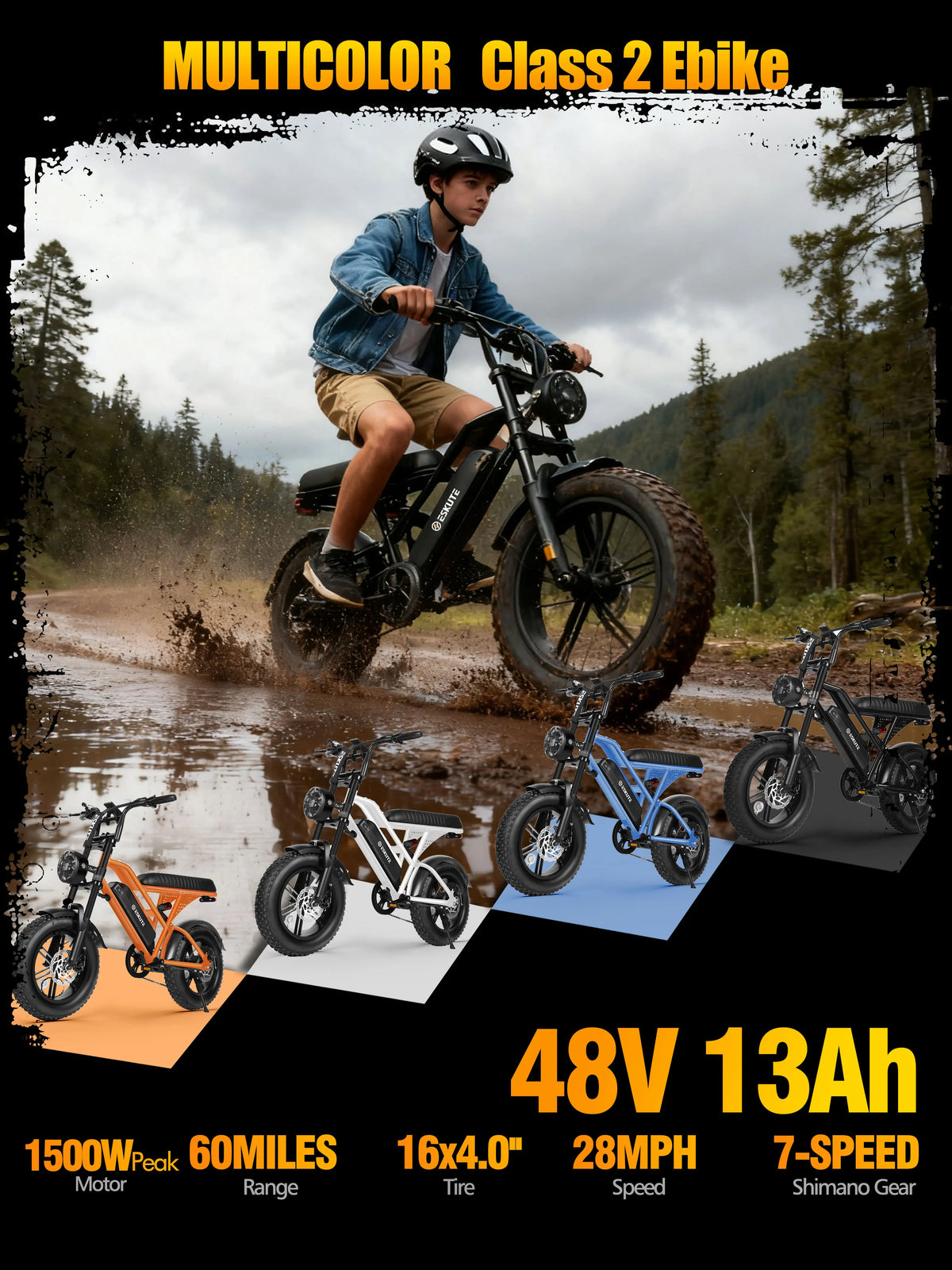 ESKUTE V100 Electric Dirt Bike