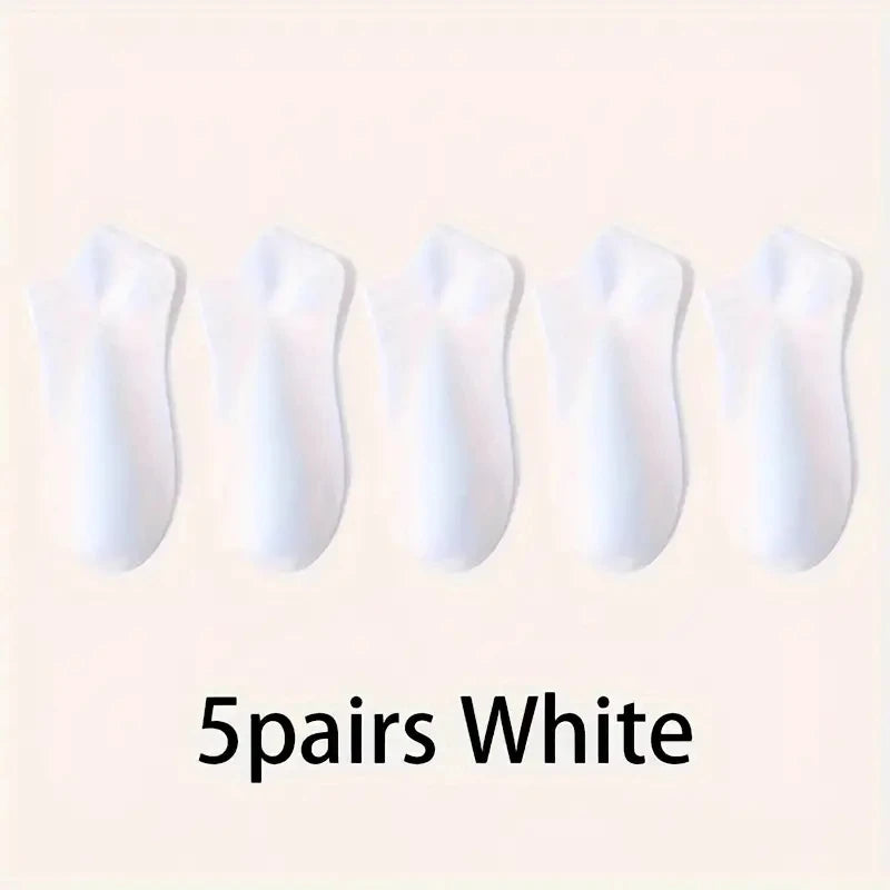 Unisex Breathable Ankle Socks – 5/10 Pack