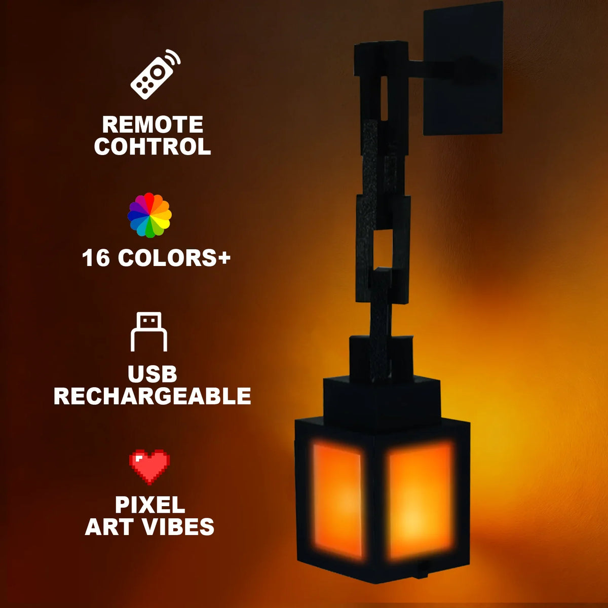 Pixel RGB Ambient Night Light with Remote