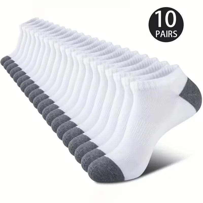 Unisex Breathable Ankle Socks – 5/10 Pack