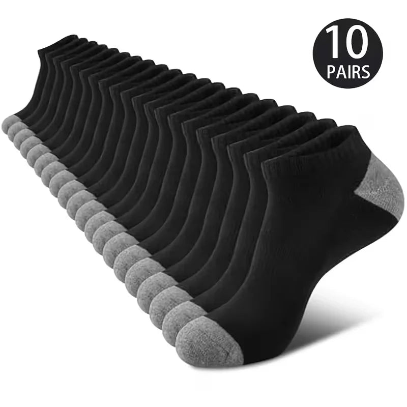 Unisex Breathable Ankle Socks – 5/10 Pack