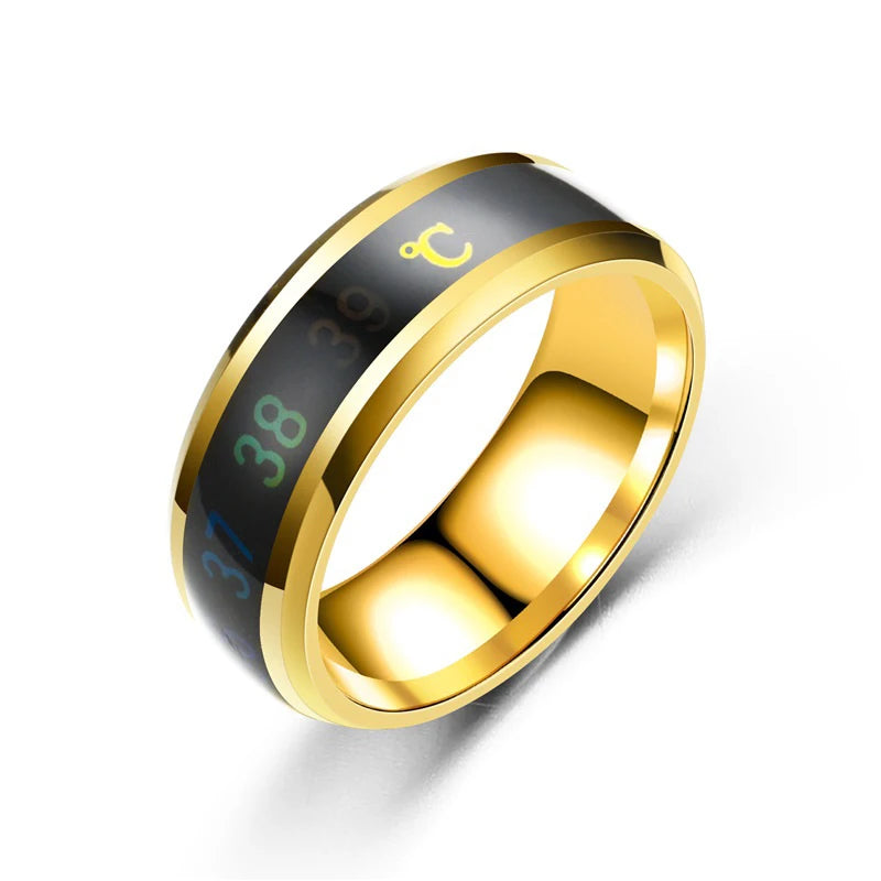 Smart Temperature-Sensitive Couple Rings