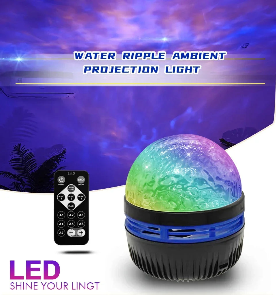 LED Galaxy Projector with Remote Control