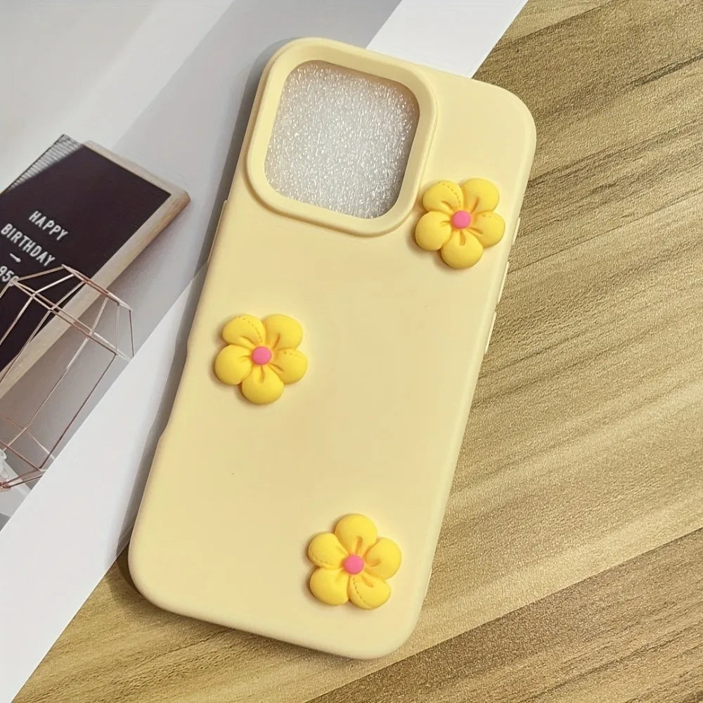 Colorful Dopamine Flower iPhone Case