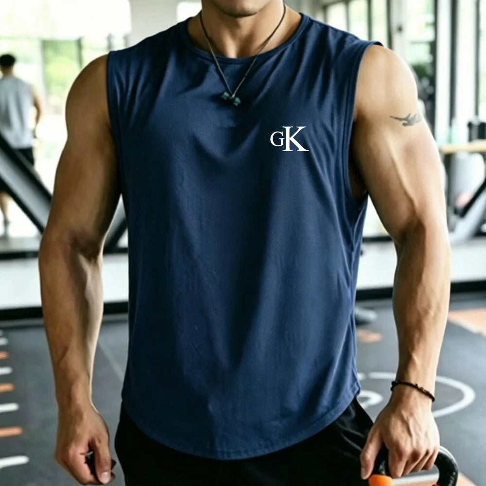 Men's GK Graphic Mesh Sports Tank Top