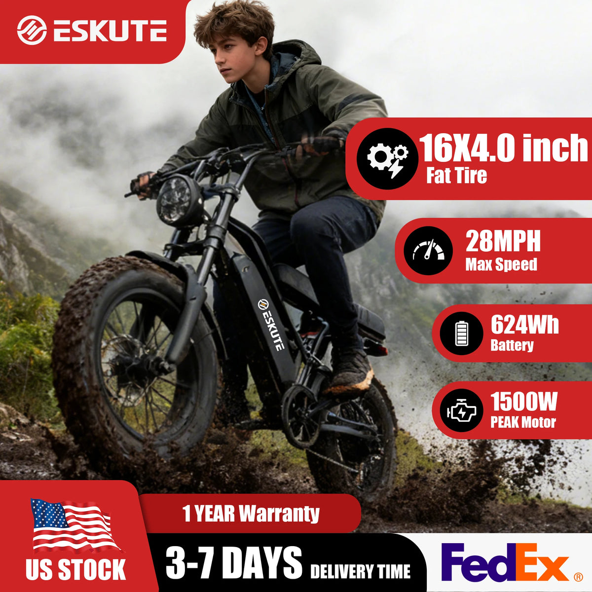 ESKUTE V100 Electric Dirt Bike