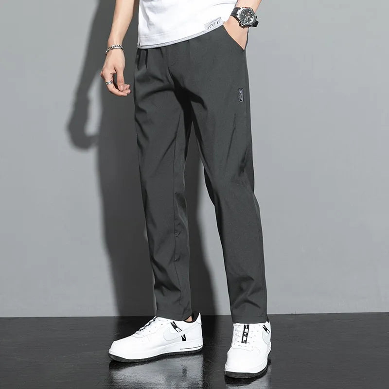 Men's Lightweight Straight-Leg Casual Pants