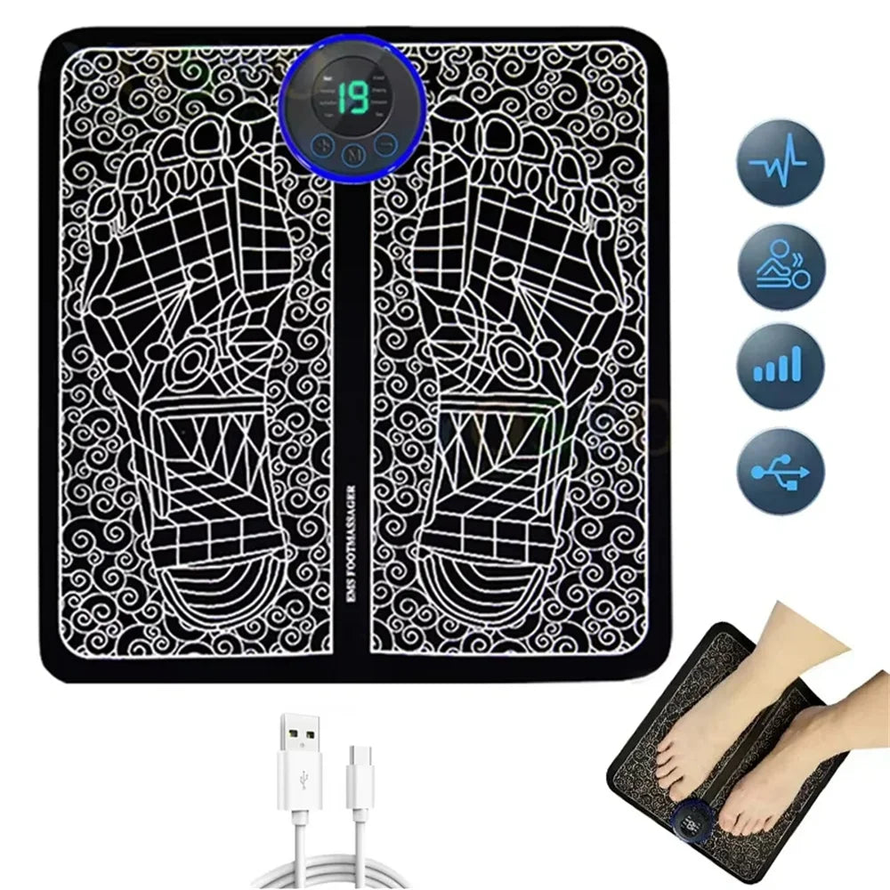 Rechargeable Electric Foot Massager Pad