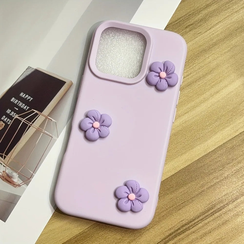 Colorful Dopamine Flower iPhone Case