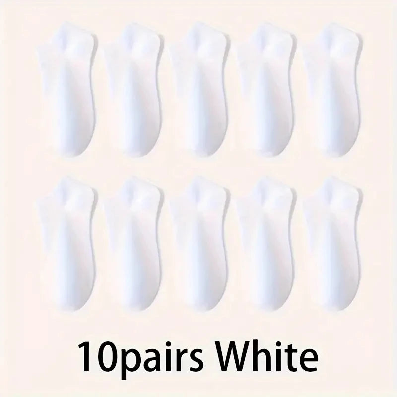Unisex Breathable Ankle Socks – 5/10 Pack