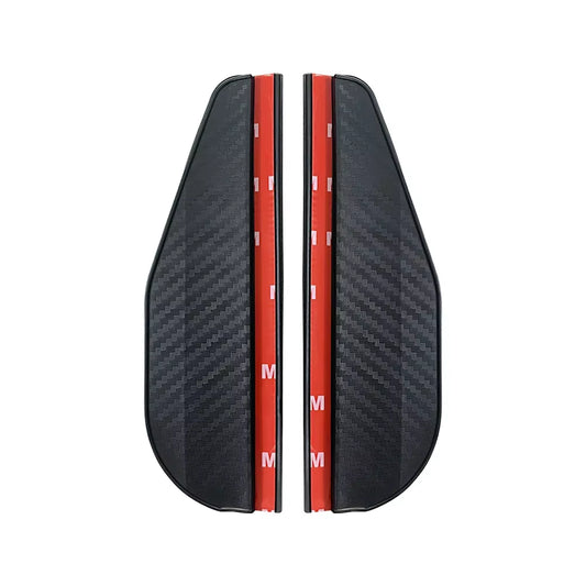 2PCS Car Rearview Mirror Rain Eyebrow Carbon Fiber Sun Visor Shade Cover Protector Clear Vision for Rain Car Mirror Accessories