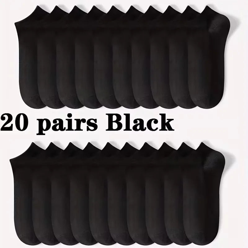 Unisex Breathable Ankle Socks – 5/10 Pack