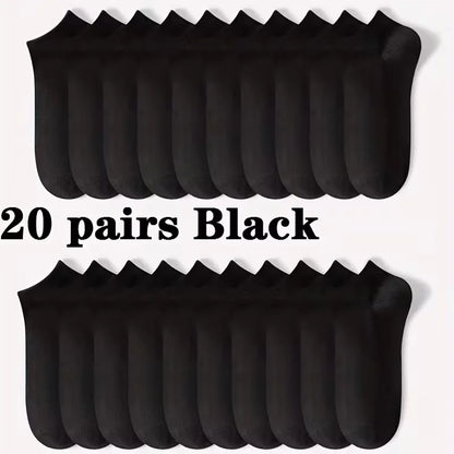 Unisex Breathable Ankle Socks – 5/10 Pack