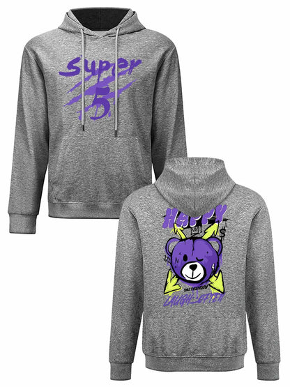 Men's Printed Casual Hoodie
