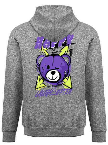 Men's Printed Casual Hoodie