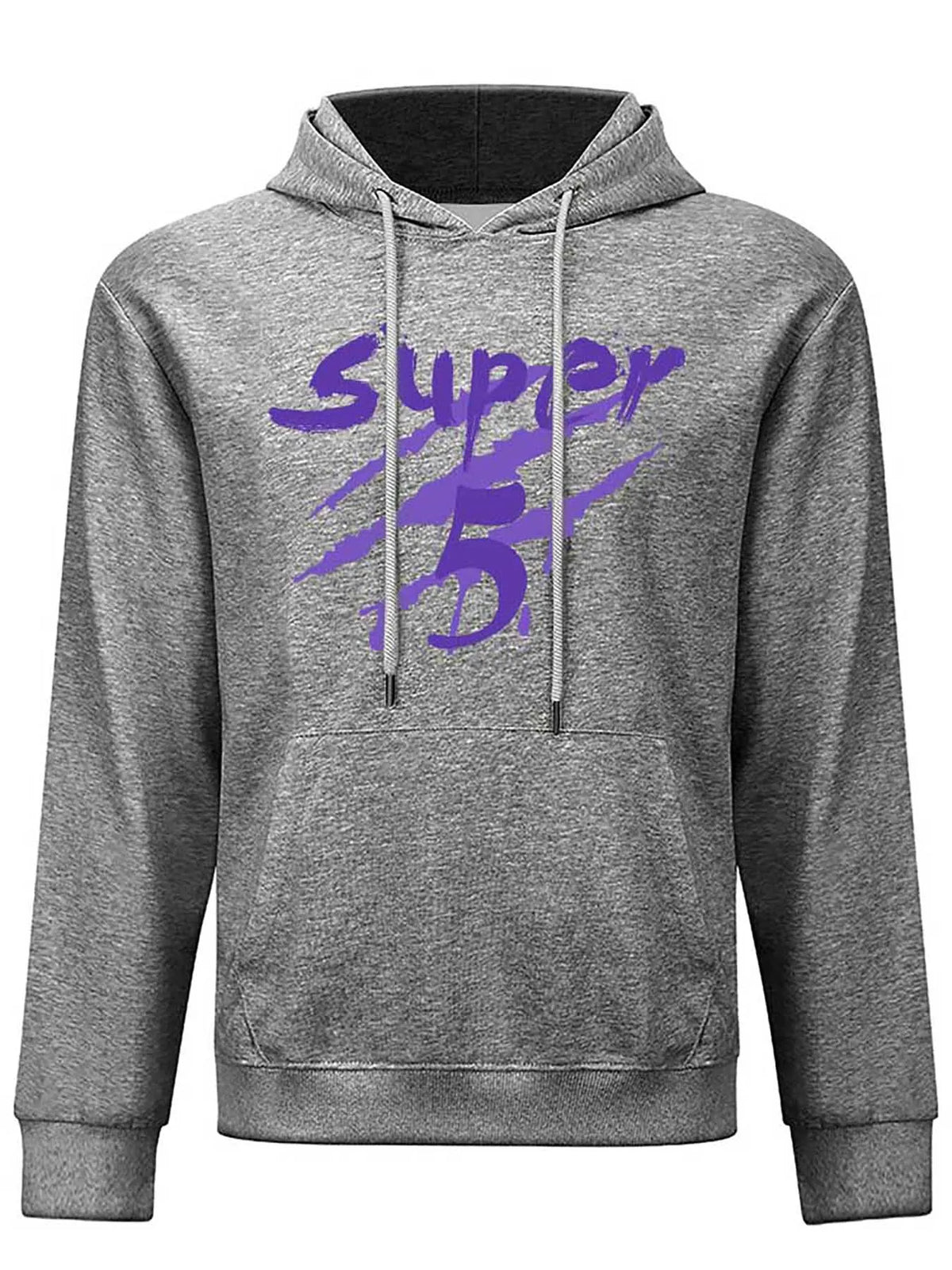 Men's Printed Casual Hoodie