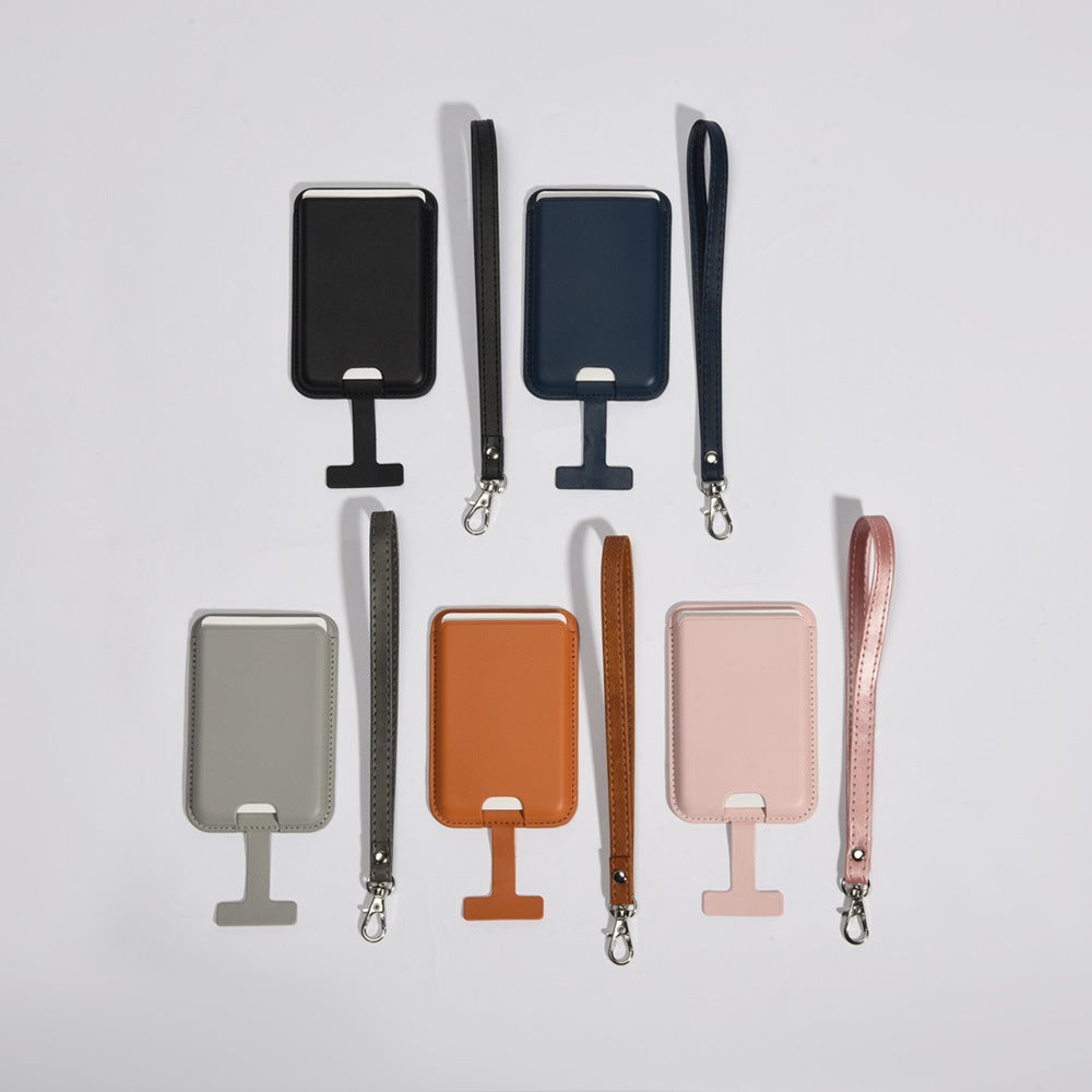 Magnetic Phone Card Holder with Lanyard