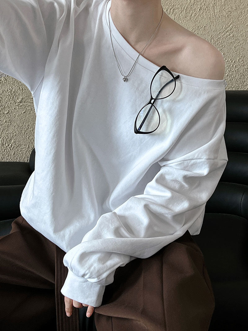 Women's Oversized Off-Shoulder Sweatshirt