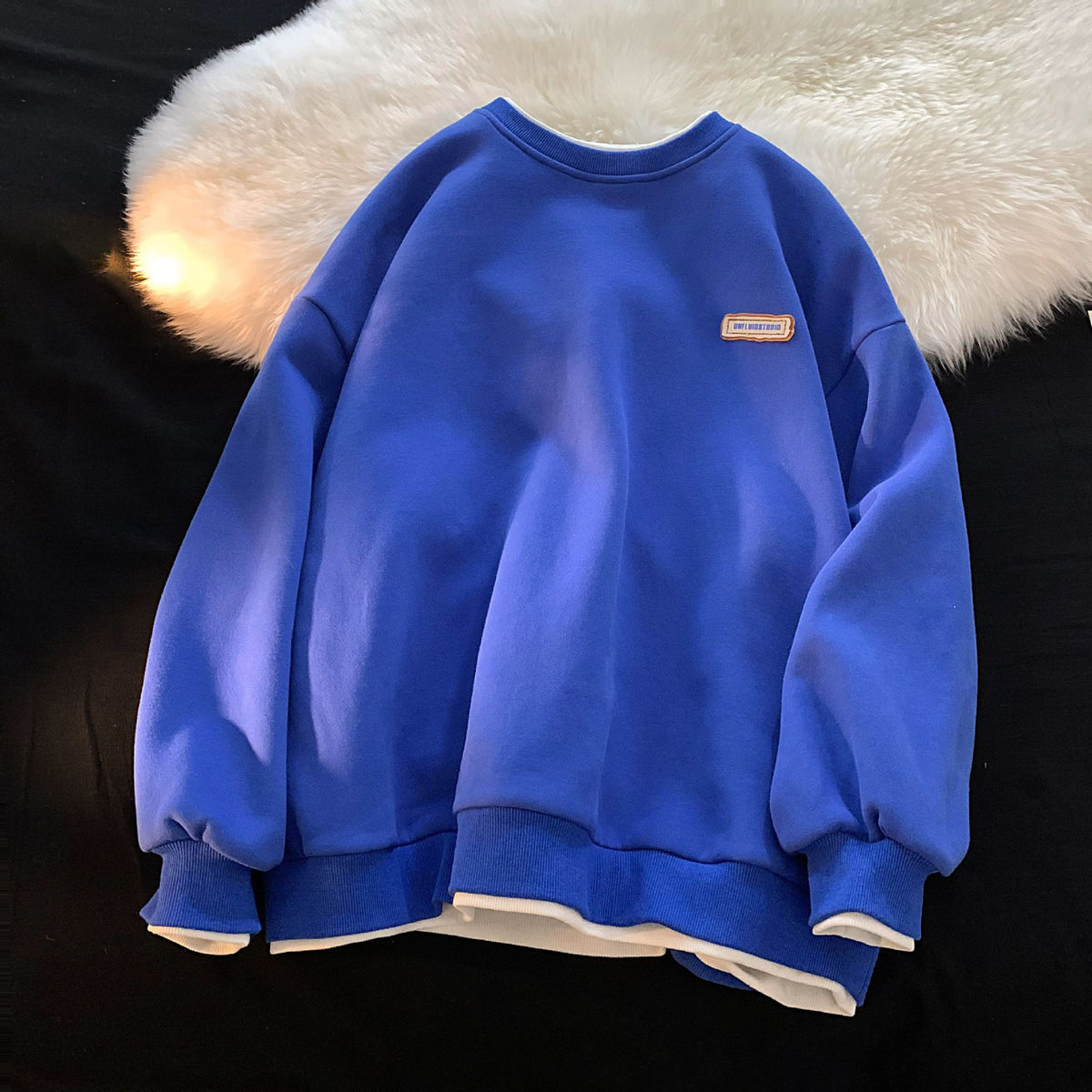 Unisex Oversized Layered Green Sweater