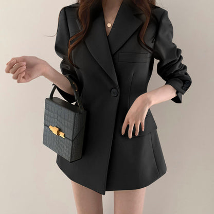 Women's Khaki Slim-Fit Blazer