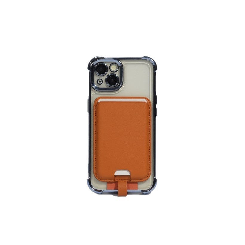 Magnetic Phone Card Holder with Lanyard
