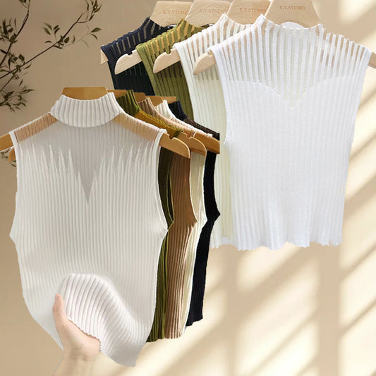 Women's Elegant Sleeveless Knit Top