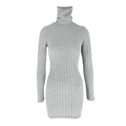 Women's Elegant Long-Sleeve Bodycon Dress
