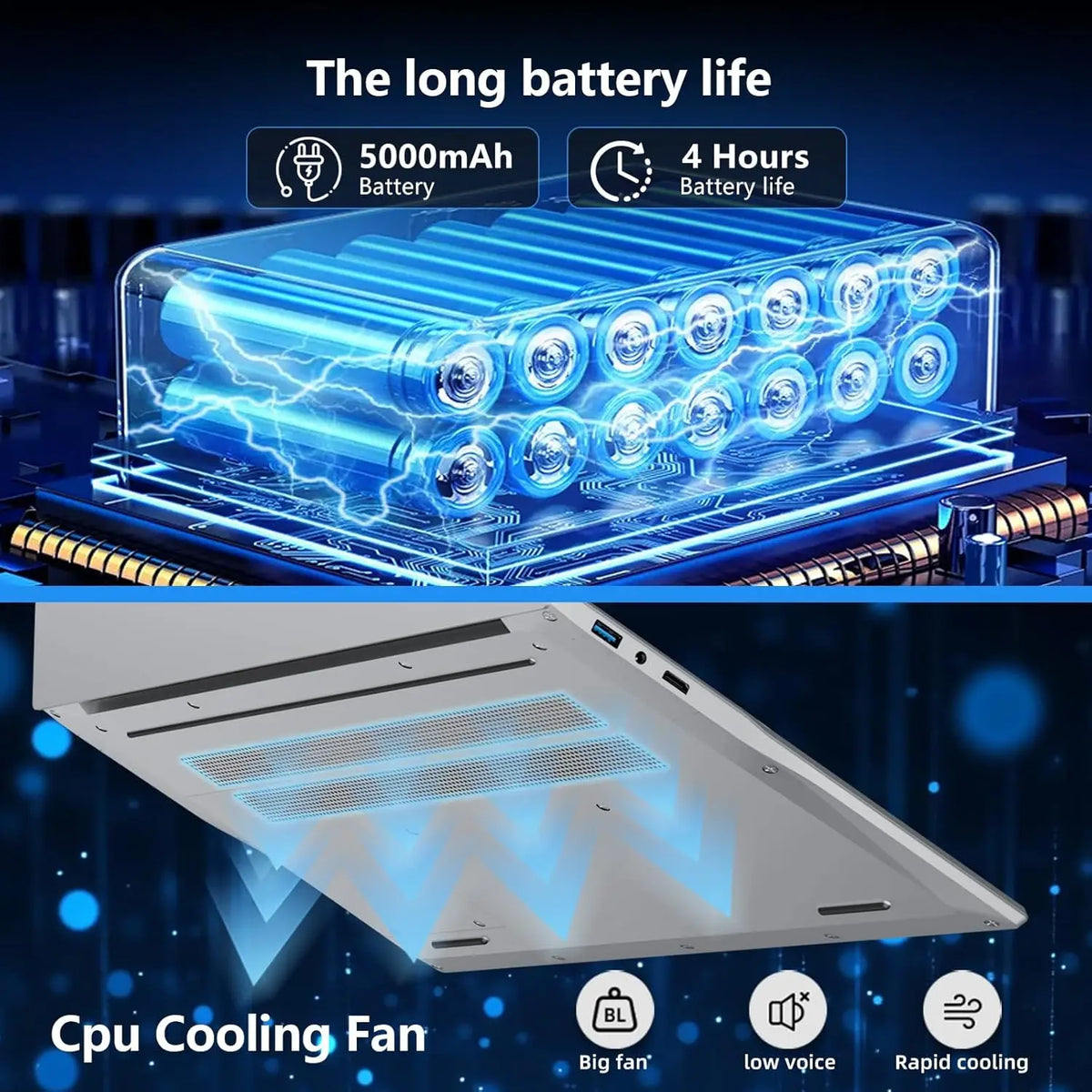 High-Performance Windows 11 Laptop with 16GB RAM