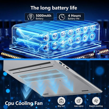 High-Performance Windows 11 Laptop with 16GB RAM