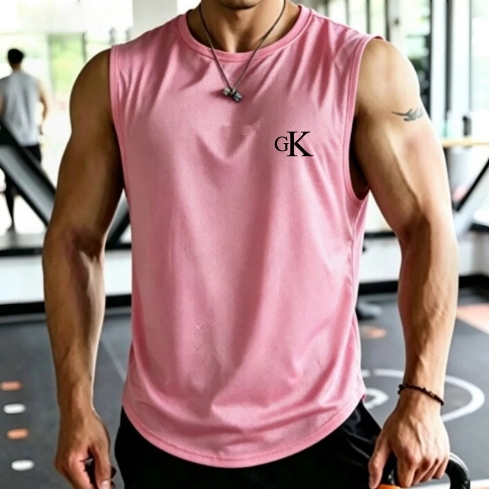 Men's GK Graphic Mesh Sports Tank Top