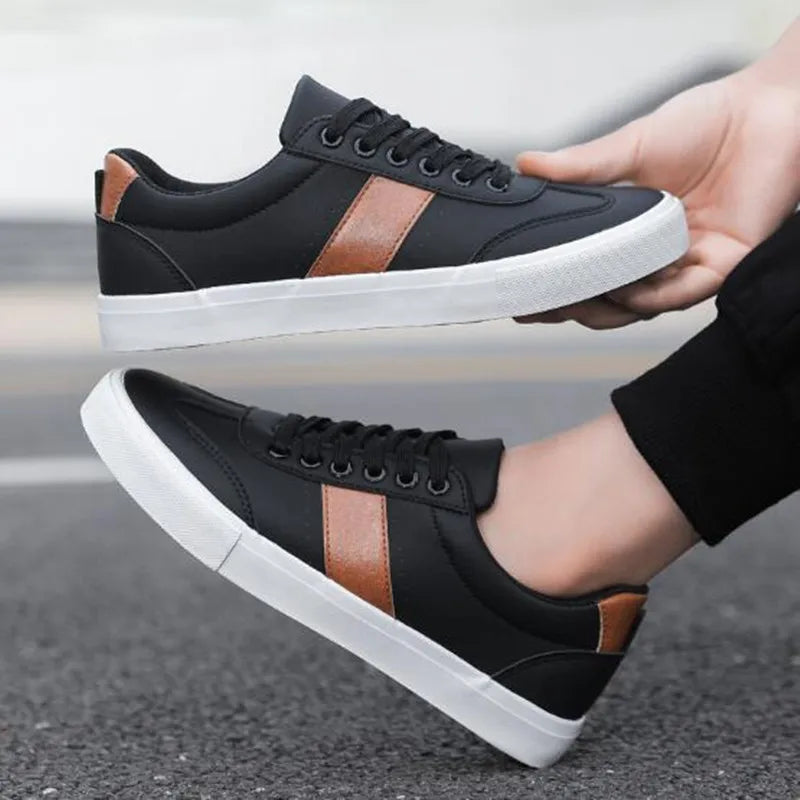 2026 Fashion Sneakers Men Autumn Board Shoes Men's Casual Shoes Breathable Student Casual Shoe Low Cut Color Blocked Men's Shoes