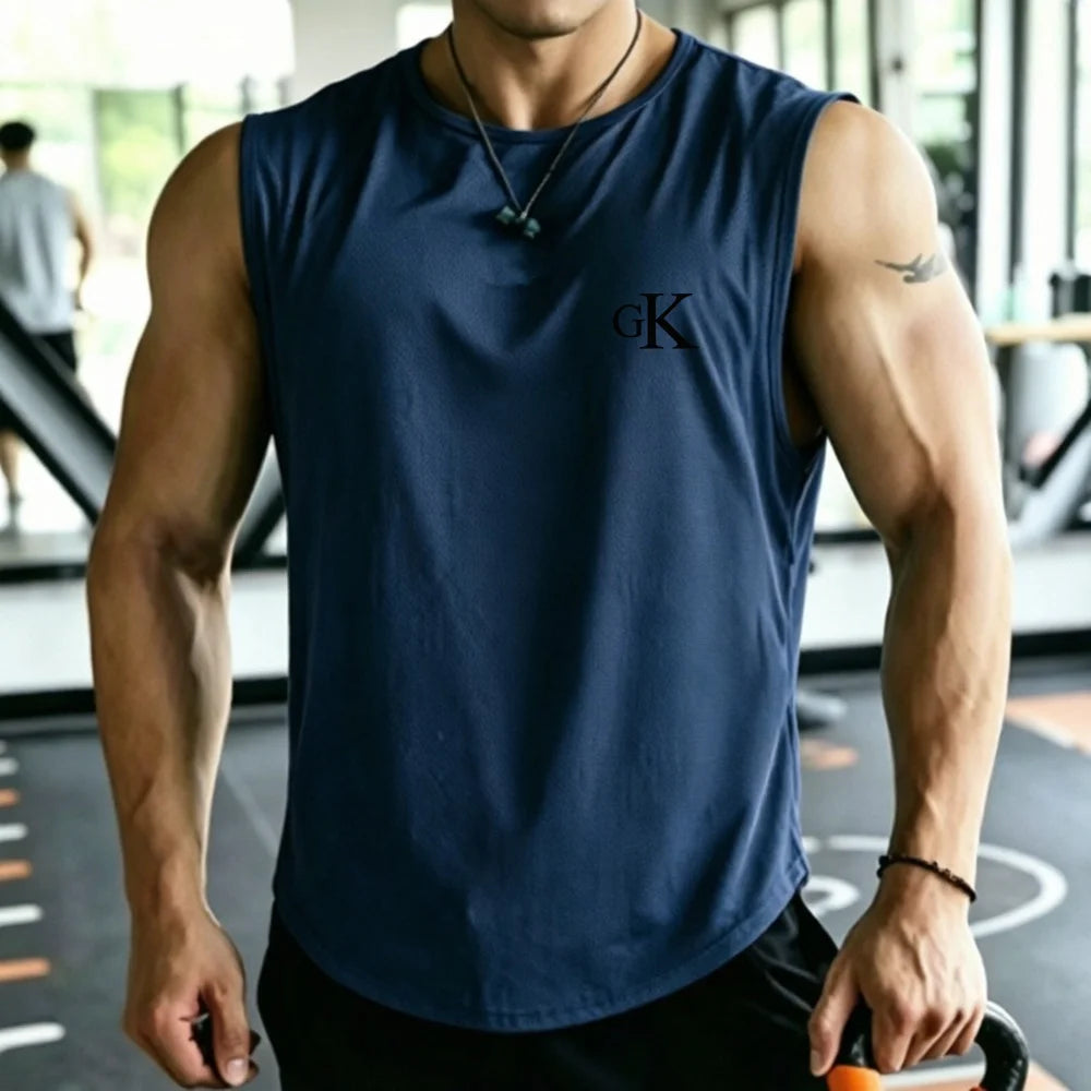 Men's GK Graphic Mesh Sports Tank Top