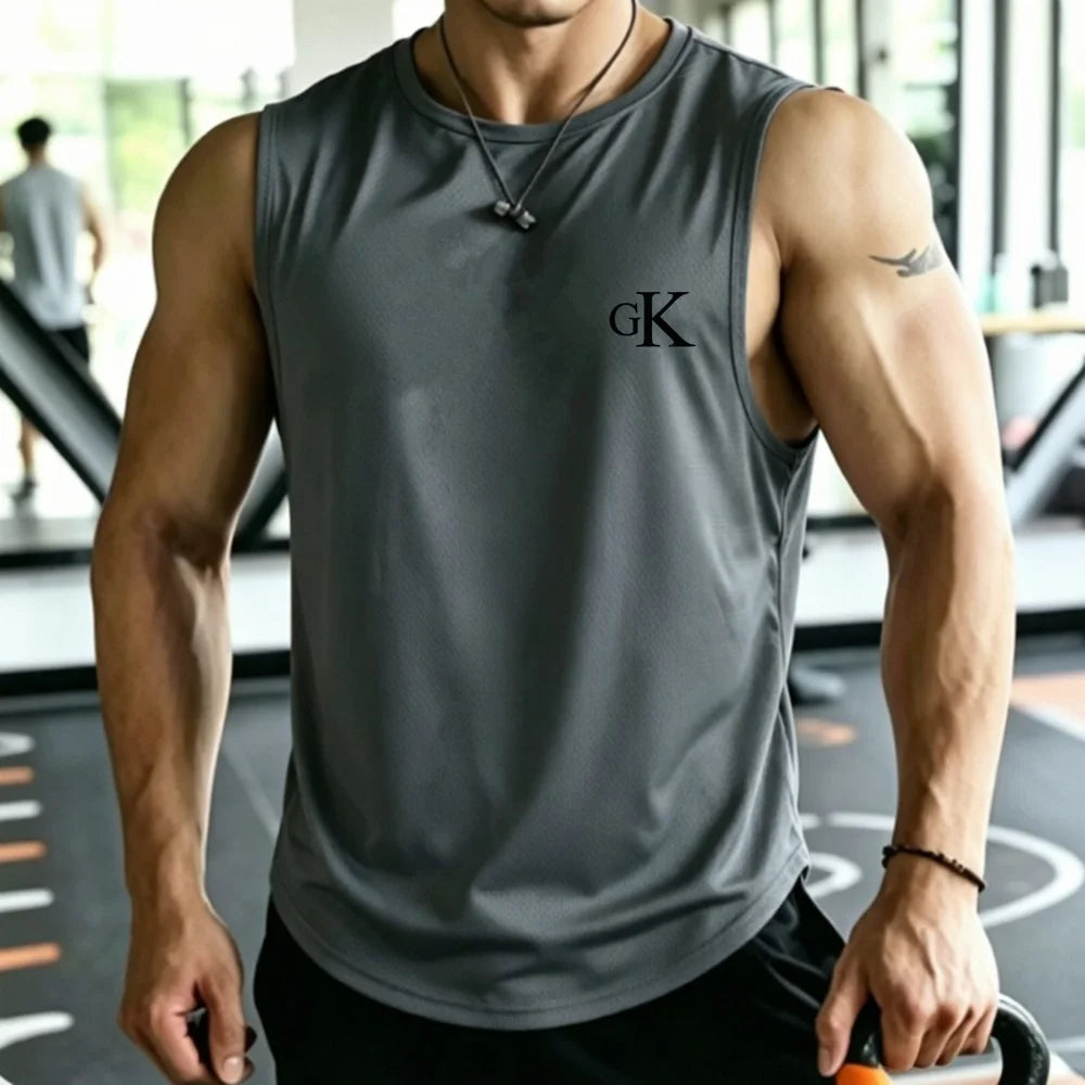 Men's GK Graphic Mesh Sports Tank Top
