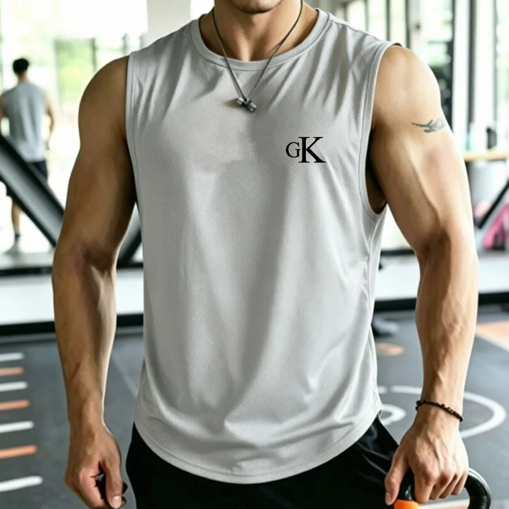 Men's GK Graphic Mesh Sports Tank Top